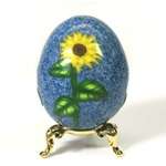 Van Gogh Style Large Single Sunflowers Art Egg