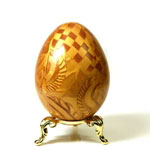Gold Ghost Design Art Egg
