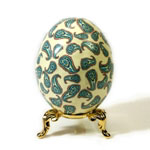 Paisley Design Art Egg