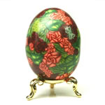 Beautiful Roses Art Egg