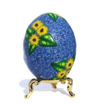 Van Gogh Style Sunflower Bouquets Art Egg