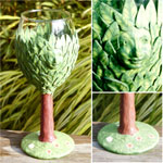 Dryad - Tree Deva Spirit Wine Glass Male